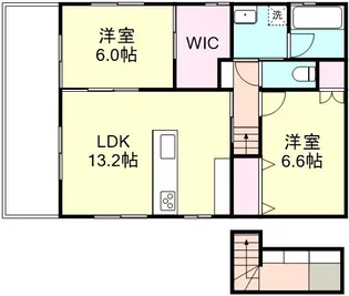 エクセレンス早島 D棟【2階】の間取り
