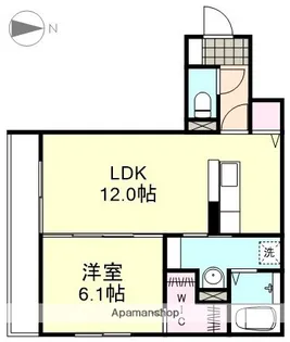 ブルーミア【3階】の間取り