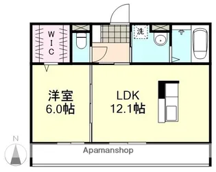 ブルーミア【1階】の間取り