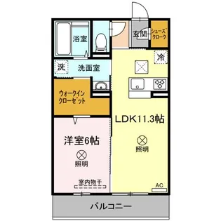 CASA NAIN【1階】の間取り
