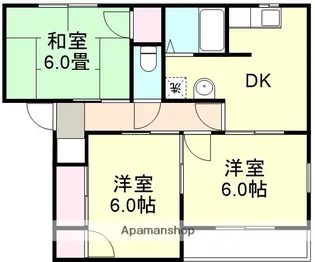 ザックスマンション C【2階】の間取り
