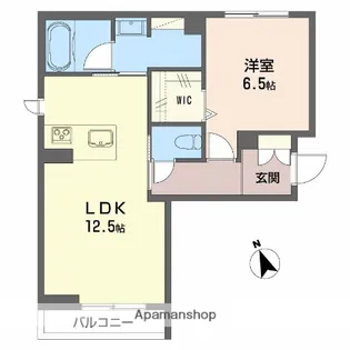 ネオブランコート【2階】の間取り