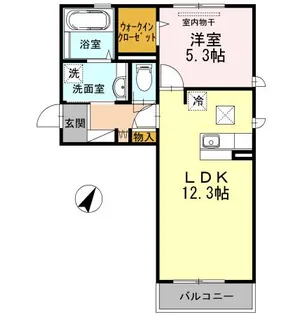 DEAR COURT T・K【3階】の間取り