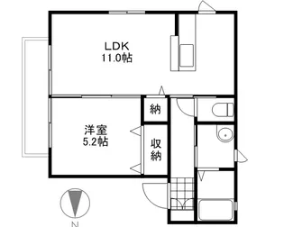シャーメゾン野田【2階】の間取り