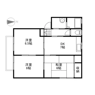 エスティー新福 A棟【2階】の間取り