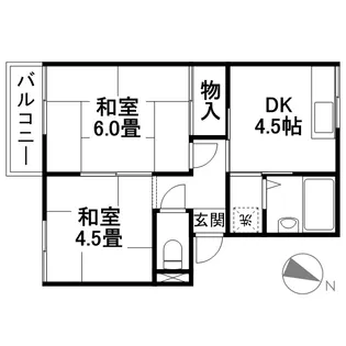 プレジール三島【2階】の間取り