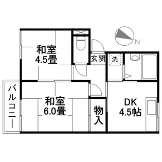 プレジール三島【2階】の間取り