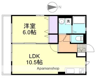 オランジュD【2階】の間取り