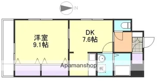シュバリエブラン壱番館【4階】の間取り