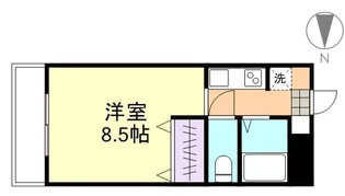 ウィステリアコート田ノ上Ⅱ【1階】の間取り