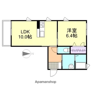 アプレ倉敷【2階】の間取り