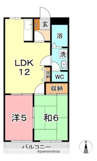リブ・コンフォース【2階】の間取り