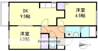グランメール B【2階】の間取り