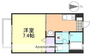 EARL’S COURT【1階】の間取り