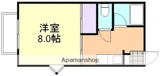 ピュア笹沖【2階】の間取り