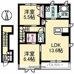 パルテ・リモーネ【2階】の間取り