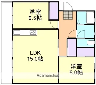 K’S B倉敷中庄Ⅱ棟【2階】の間取り