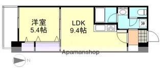 COCO白楽町【9階】の間取り