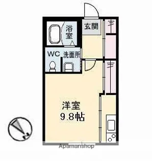 フレールド・セリーズ【1階】の間取り