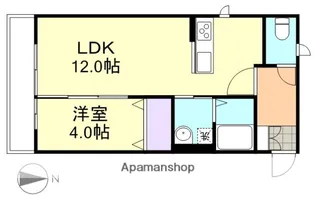 コンシェルジュ福井B【2階】の間取り