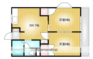 フレグランス中島【2階】の間取り