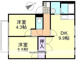 フレグランス安江【2階】の間取り