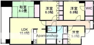 アルファステイツ老松町公園【10階】の間取り