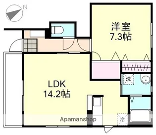 ヴィレ・エトワールI【1階】の間取り
