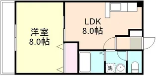 エスポワールK&K【2階】の間取り