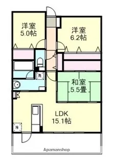 サーパス大高小南【13階】の間取り