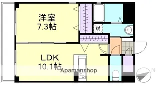 フォブール放駒【2階】の間取り