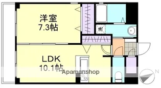 フォブール放駒【1階】の間取り