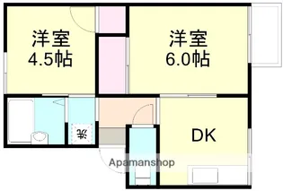 プレジール堀田 5号棟【2階】の間取り