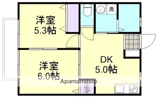 イエンビュ沖 A【2階】の間取り