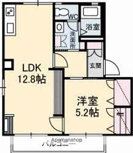 サンフォルテ B棟【1階】の間取り