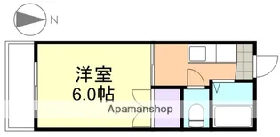 ブライトライツくらしき【2階】の間取り