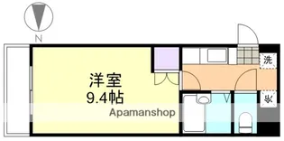 倉敷ライフ キャンパス B棟【4階】の間取り