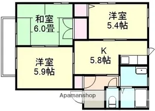 ブランシェ C棟【2階】の間取り
