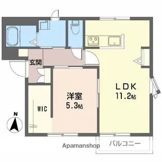 フレグランスASKA C棟【1階】の間取り