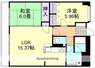 アルファステイツ幸町【5階】の間取り