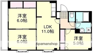 グランデパティオ壱番館【2階】の間取り