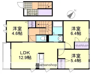 クレインアート B棟【2階】の間取り