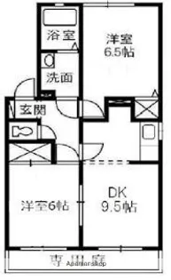 ラヴィーヌ金光A【1階】の間取り