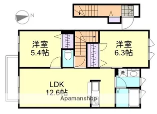 セレーナ A棟【2階】の間取り