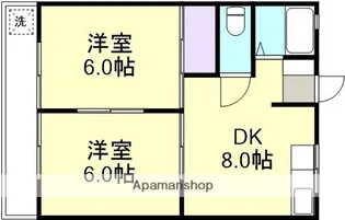 ハイツクレア【2階】の間取り