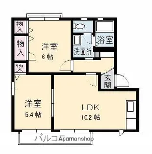 グランドールⅡ C棟【2階】の間取り