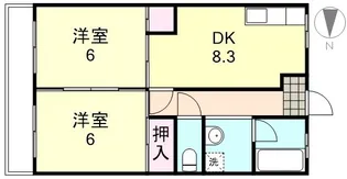 大建アーバンハイツ【4階】の間取り