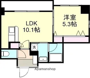 COCO川西町【4階】の間取り