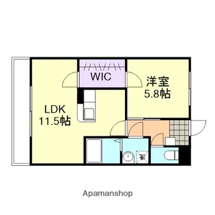 クレモンポイント・A【1階】の間取り