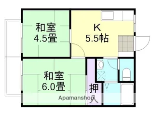 ラクシュリーマンション C棟【1階】の間取り